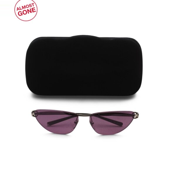 GUCCI Silver/Purple 61mm Sunglasses - Picture 1 of 2